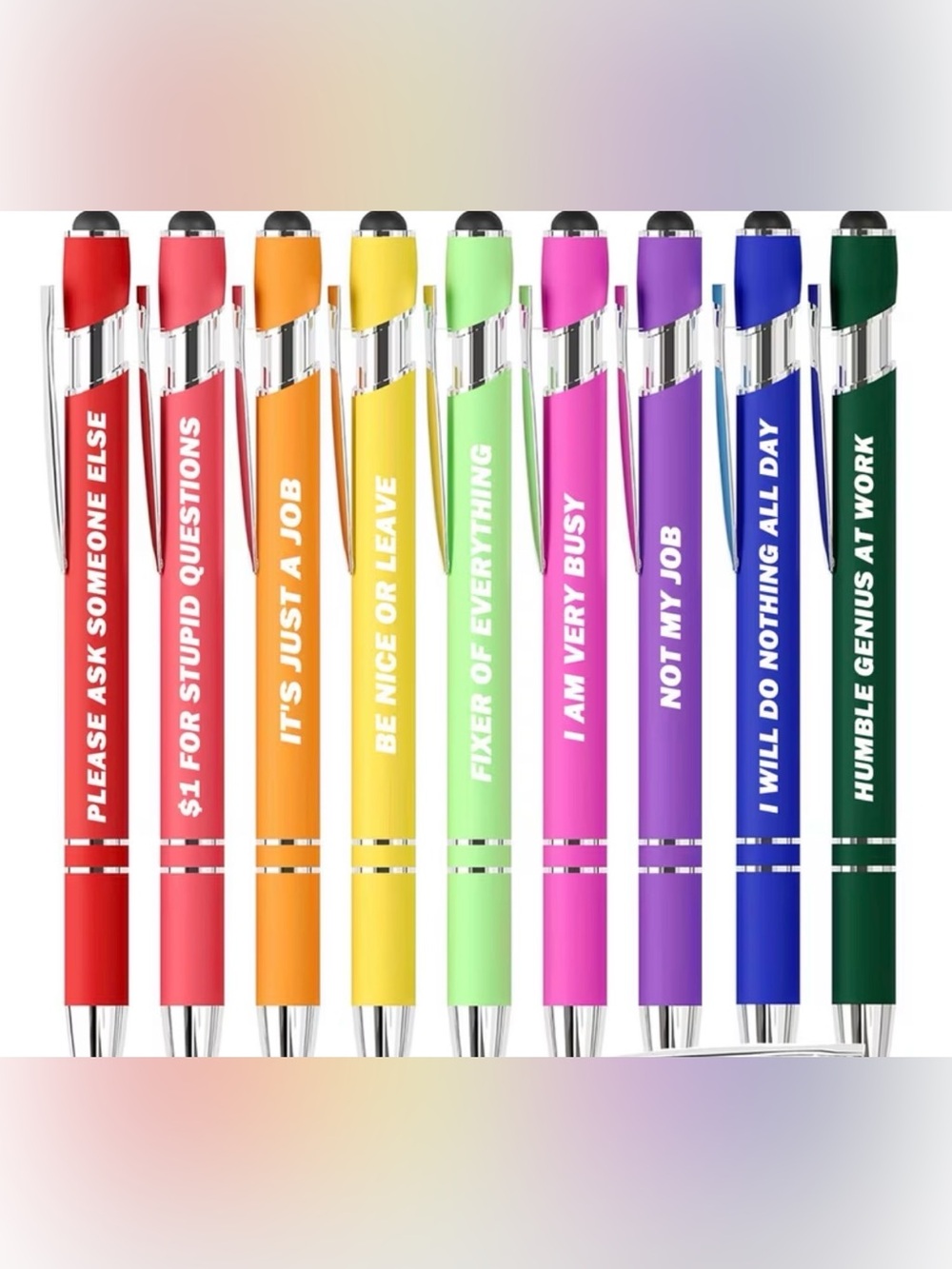 Sarcastic Phrase Pens - Pick 1